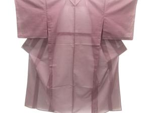 駒絽色無地着物